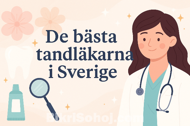 De bästa tandläkarna i Sverige bikrisohoj